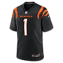 Zennovawear Number 1 Groom Cincinnati Bengals Game Jersey - Black