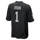 Zennovawear Number 1 Groom Las Vegas Raiders Game Jersey - Black