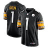 Zennovawear Number 1 Groom Pittsburgh Steelers Game Jersey - Black