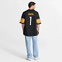 Zennovawear Number 1 Groom Pittsburgh Steelers Game Jersey - Black