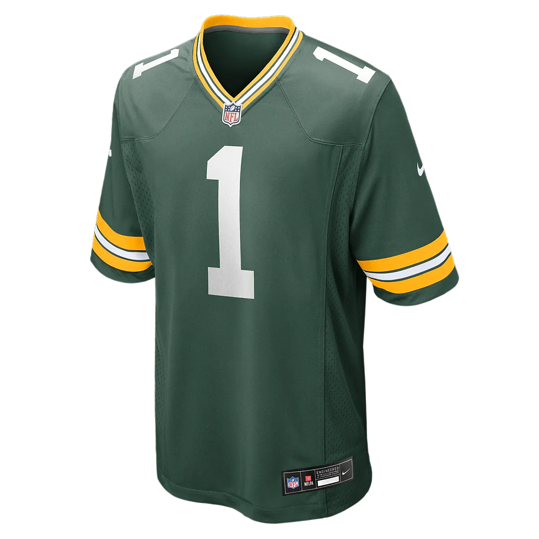 Zennovawear Number 1 Groom Green Bay Packers Game Jersey - Green