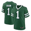 Zennovawear Number 1 Groom New York Jets Game Jersey - Legacy Green