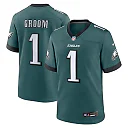 Zennovawear Number 1 Groom Philadelphia Eagles Game Jersey - Midnight Green