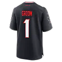 Zennovawear Number 1 Groom Houston Texans Game Jersey - Navy