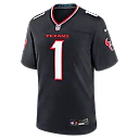 Zennovawear Number 1 Groom Houston Texans Game Jersey - Navy
