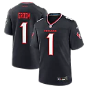 Zennovawear Number 1 Groom Houston Texans Game Jersey - Navy