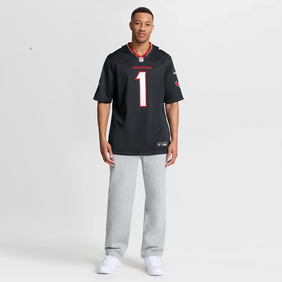 Zennovawear Number 1 Groom Houston Texans Game Jersey - Navy