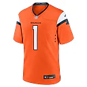 Zennovawear Number 1 Groom Denver Broncos Game Jersey - Orange