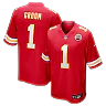 Zennovawear Number 1 Groom Kansas City Chiefs Game Jersey - Red