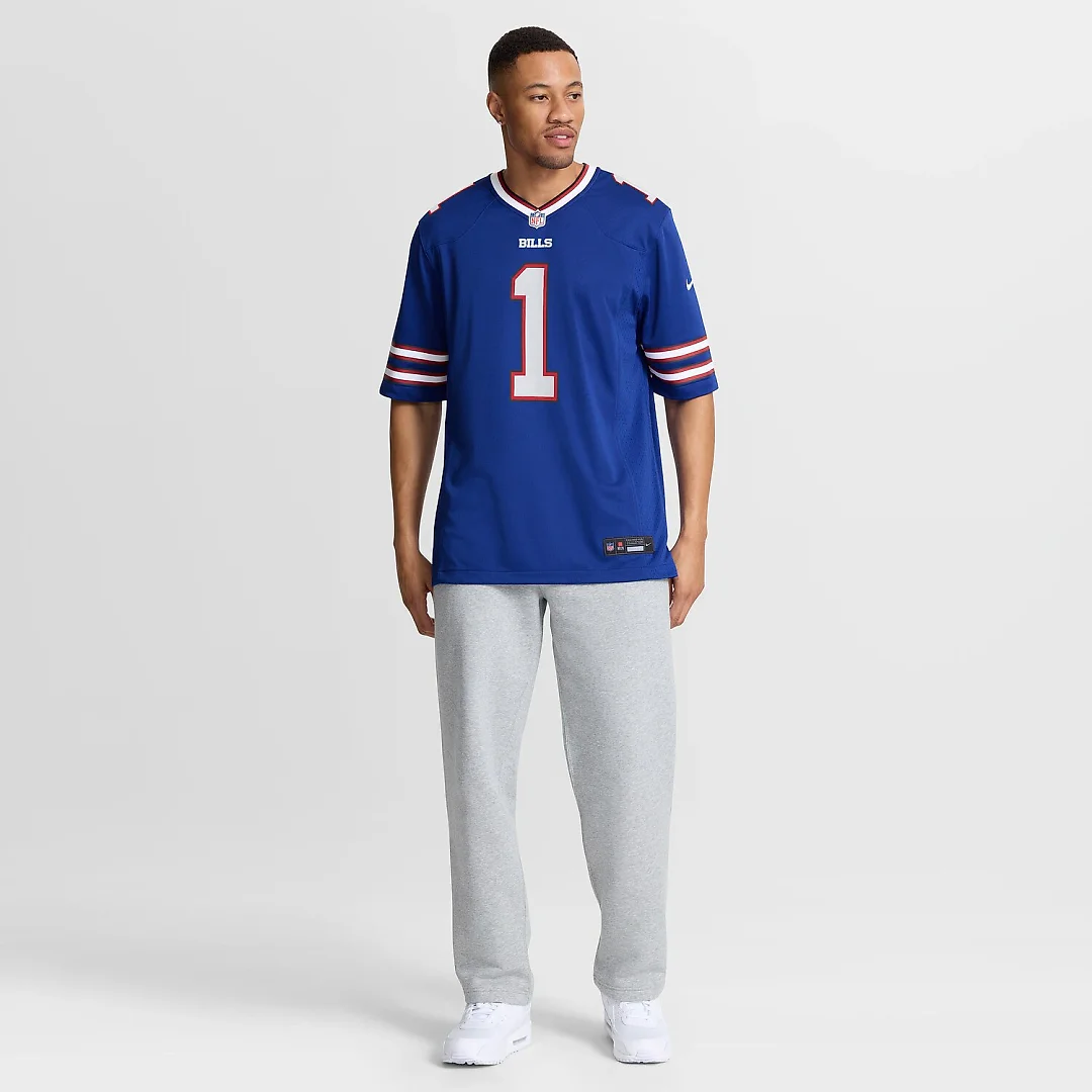 Zennovawear Number 1 Groom Buffalo Bills Game Jersey - Royal