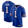 Zennovawear Number 1 Groom Buffalo Bills Game Jersey - Royal