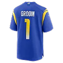 Zennovawear Number 1 Groom Los Angeles Rams Game Jersey - Royal