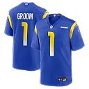 Zennovawear Number 1 Groom Los Angeles Rams Game Jersey - Royal