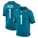 Zennovawear Number 1 Groom Jacksonville Jaguars Game Jersey - Teal
