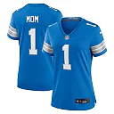 Zennovawear Number 1 Mom Detroit Lions Game Jersey - Blue