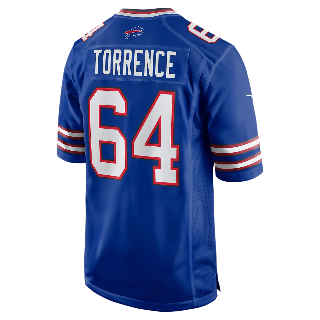 Zennovawear O'Cyrus Torrence Buffalo Bills Home Game Jersey - Royal