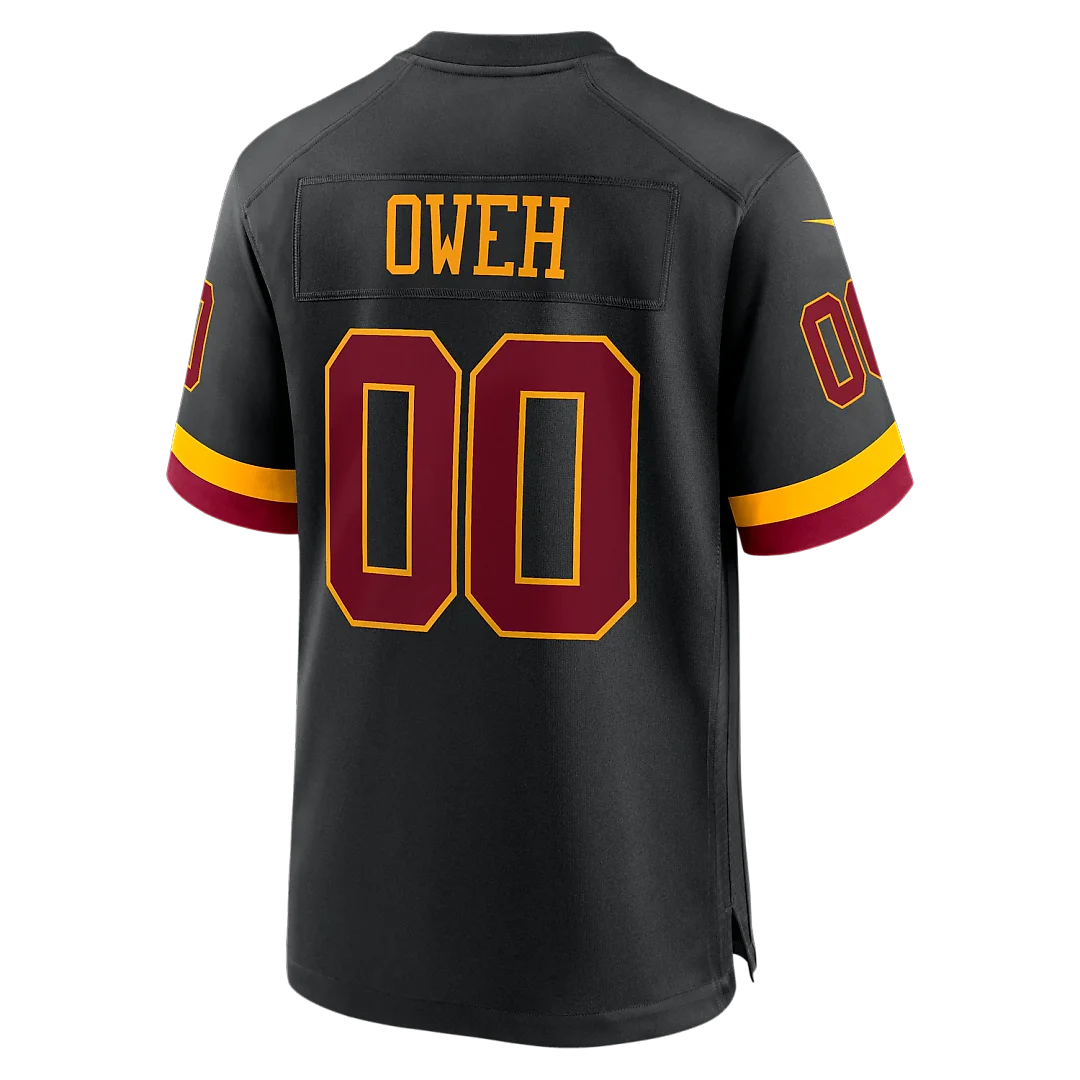 Zennovawear Odafe Oweh Washington Commanders Hail Raiser Alternate Game Jersey - Black