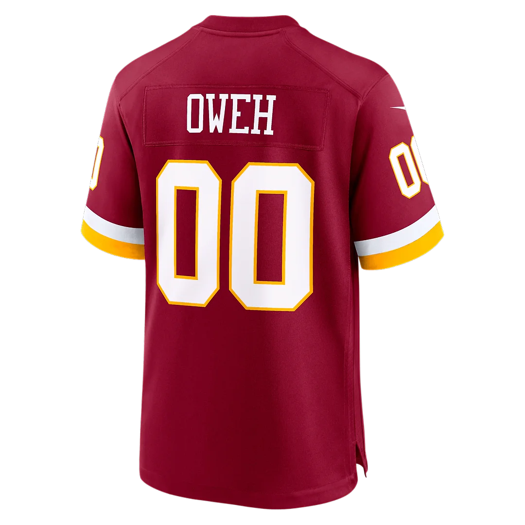 Zennovawear Odafe Oweh Washington Commanders Game Jersey - Burgundy