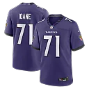 Zennovawear Olaivavega Ioane Baltimore Ravens 2026 NFL Draft First Round Pick No. 14 Team Game Jersey - Purple