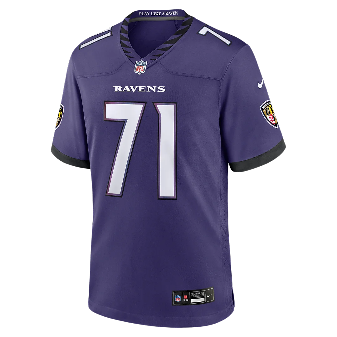 Zennovawear Olaivavega Ioane Baltimore Ravens 2026 NFL Draft First Round Pick No. 14 Team Game Jersey - Purple