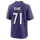 Zennovawear Olaivavega Ioane Baltimore Ravens 2026 NFL Draft First Round Pick No. 14 Team Game Jersey - Purple