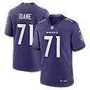 Zennovawear Olaivavega Ioane Baltimore Ravens 2026 NFL Draft First Round Pick No. 14 Team Game Jersey - Purple