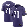 Zennovawear Olaivavega Ioane Baltimore Ravens 2026 NFL Draft First Round Pick No. 14 Team Game Jersey - Purple
