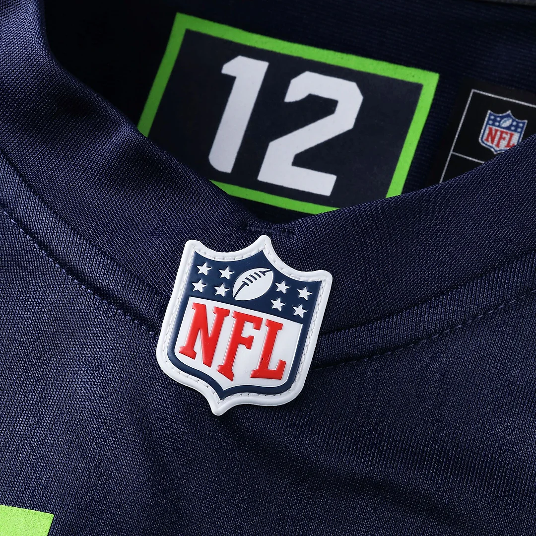 Zennovawear Olu Oluwatimi Seattle Seahawks Team Game Jersey - College Navy