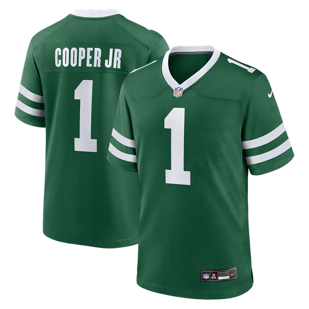 Zennovawear Omar Cooper Jr. New York Jets 2026 NFL Draft First Round Pick No. 30 Team Game Jersey - Legacy Green