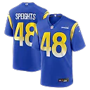 Zennovawear Omar Speights Los Angeles Rams Game Jersey - Royal