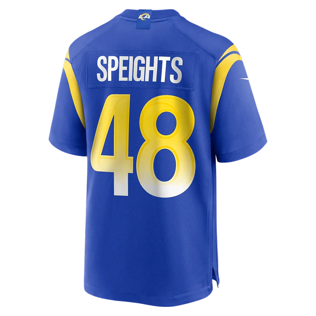 Zennovawear Omar Speights Los Angeles Rams Game Jersey - Royal
