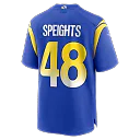 Zennovawear Omar Speights Los Angeles Rams Game Jersey - Royal