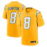 Zennovawear Omarion Hampton Los Angeles Chargers Alternate Charger Power Game Player Jersey - Gold