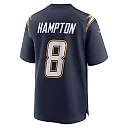 Zennovawear Omarion Hampton Los Angeles Chargers Alternate Super Chargers Game Player Jersey - Navy