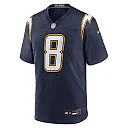 Zennovawear Omarion Hampton Los Angeles Chargers Alternate Super Chargers Game Player Jersey - Navy