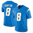 Zennovawear Omarion Hampton Los Angeles Chargers Team Vapor FUSE. Stitched Limited Jersey - Powder Blue