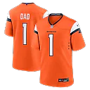 Zennovawear Denver Broncos #1 Dad Game Jersey - Orange