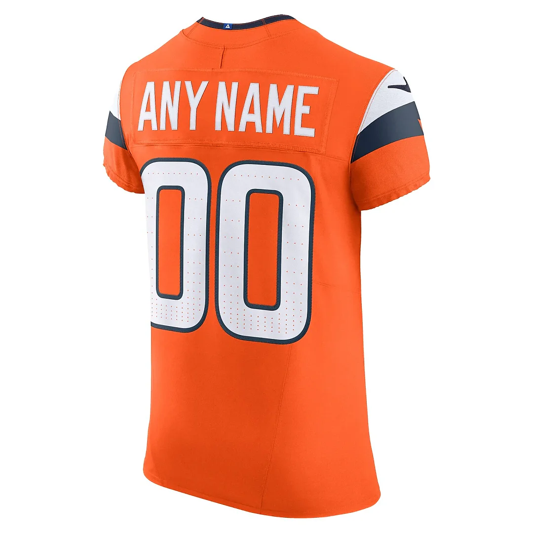 Zennovawear Denver Broncos Team Vapor FUSE. Elite Custom Jersey - Orange
