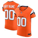 Zennovawear Denver Broncos Team Vapor FUSE. Elite Custom Jersey - Orange