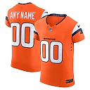 Zennovawear Denver Broncos Team Vapor FUSE. Elite Custom Jersey - Orange