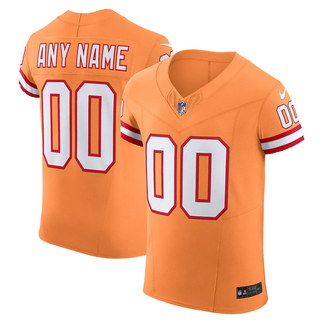 Zennovawear Tampa Bay Buccaneers Vapor FUSE. Elite Custom Jersey - Orange