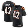 Zennovawear Oren Burks Cincinnati Bengals Team Game Jersey - Black