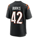 Zennovawear Oren Burks Cincinnati Bengals Team Game Jersey - Black