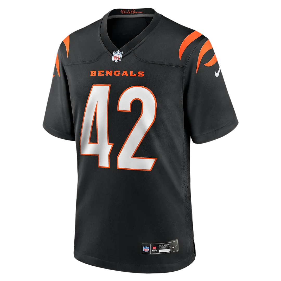 Zennovawear Oren Burks Cincinnati Bengals Team Game Jersey - Black