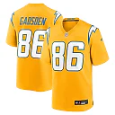 Zennovawear Oronde Gadsden Los Angeles Chargers Alternate Charger Power Game Jersey - Gold
