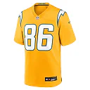 Zennovawear Oronde Gadsden Los Angeles Chargers Alternate Charger Power Game Jersey - Gold