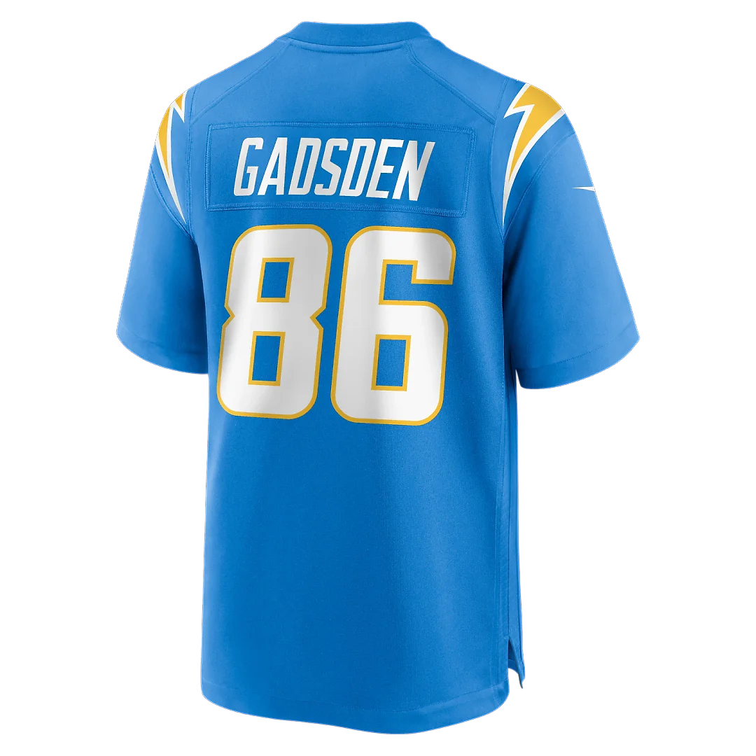 Zennovawear Oronde Gadsden Los Angeles Chargers Team Game Jersey - Powder Blue