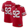 Zennovawear Osa Odighizuwa San Francisco 49ers Team Game Jersey - Scarlet