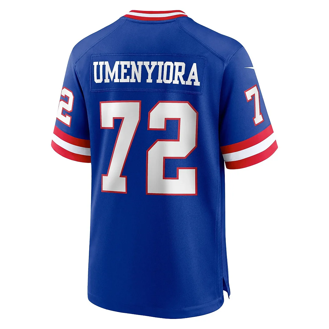 Zennovawear Osi Umenyiora New York Giants Retired Player Alternate Game Jersey - Royal