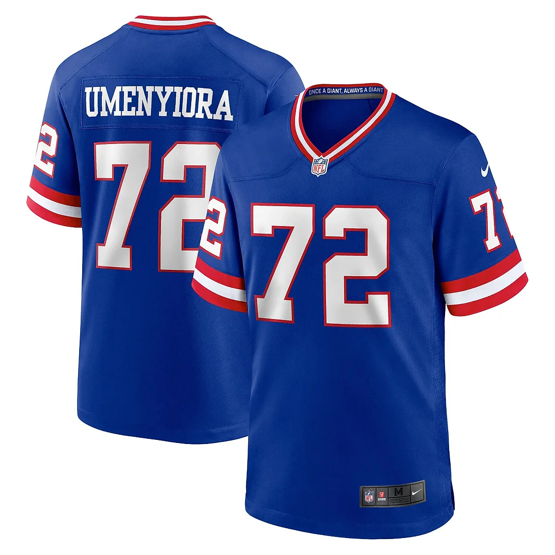 Zennovawear Osi Umenyiora New York Giants Retired Player Alternate Game Jersey - Royal